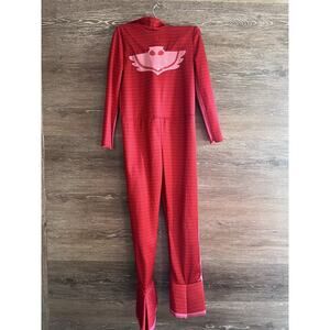 OWLLETTE PJ MASKS JUMPSUIT COSTUME Girl Costume Halloween Sz 3 4 Yrs